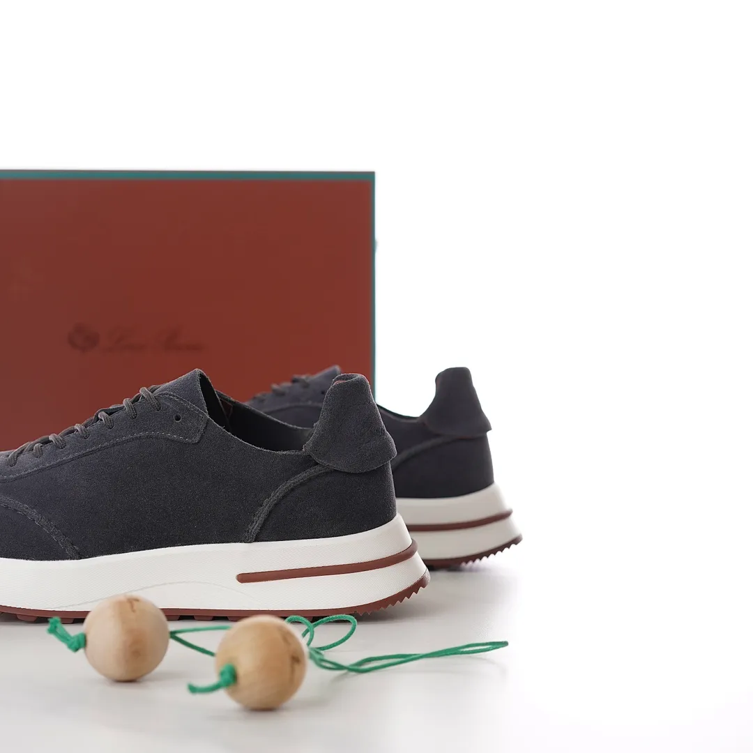 Factory price: 480💰 loro men's shoes💰iana/L men's shoes💰 Size: 38-45, customized 45 non-returnable Materials: The upper is made of elastic cloth for routing. Anti-fleece fabric is wrapped on the front and back to ensure stability. The back is equipped with a cushion to improve wearing comfort. Breathable mesh shoes. Elastic cloth inner𥚃 latex mesh insole. Sole I Men's Shoes💰Foam Combination T Men's Shoes💰U Outsole